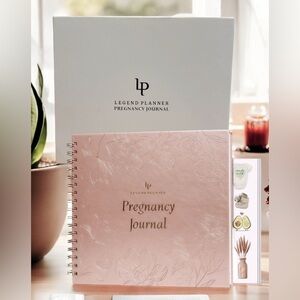 Pregnancy Journal & Memory Book Great First Time Mom Gift Keepsake Rose Gold NIP